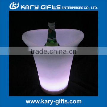 waterproof pe led illuminated light champagne cooler