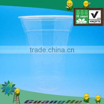 PLA Cold Drinking Clear Plastic Cup/ Biodegradable Ice Cream Cups photo-3
