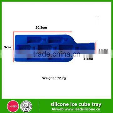 Bottle Shape Silicone Ice Cube Tray / Custom Personalized Food-Grade Silicone Durable Ice Cube Tray photo-2