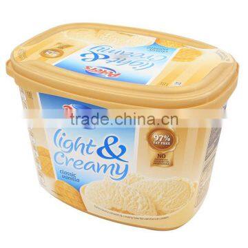 1.8L IML Plastic Ice Cream Cup Labels Have Lid and Tamper Proof photo-4