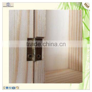 Natural Pine Plywood Poplar Wooden Tea Bag Box photo-3