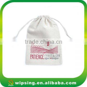 Promotional Gift Cotton Calico Drawstring Bag photo-2