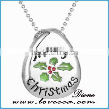 Christmas Snowflakes Deer Engrave Pendant Necklace Factory Direct Sale photo-6