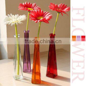 Cheap Colored Different Shapes Glass Flower Vases for Home Decoration photo-4