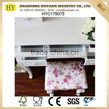 Wholesale Luxury Wooden Bedroom Modern Dressing Table With Mirror photo-3