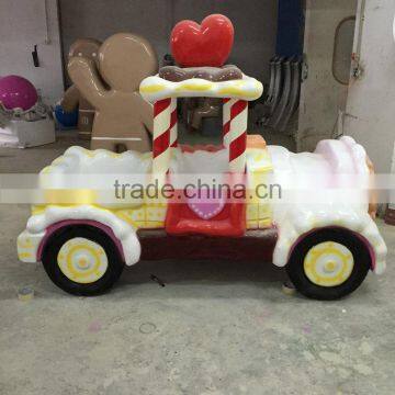 FRP candy car decoration