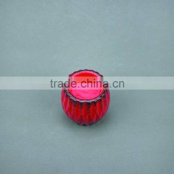 Eco-Friendly Elegant Red Ceramic Tealight Candle Holder photo-2