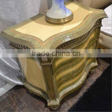 BISINI Classic Wooden Nightstand for Double Bed photo-3