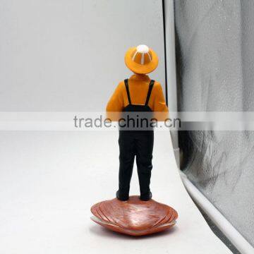 Oem Hot Sale Resin China Fishermen Souvenir for Sale photo-4