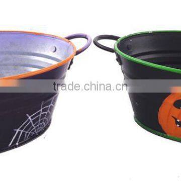 Personalized halloween buckets with printing color