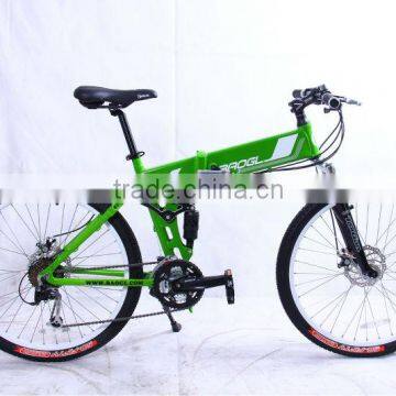 26'' Electric Bike Foldable Full Suspension Mountain Folding Bike photo-3