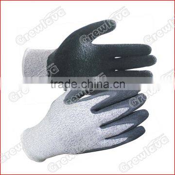 Hight Quality Latex Coated Gloves Leather Working Gloves photo-2