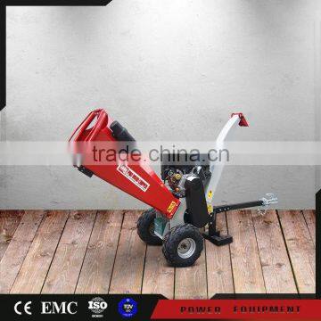 New Condition Log Wood Chipper Machine industrial mobile mini chipper with gasoline engine