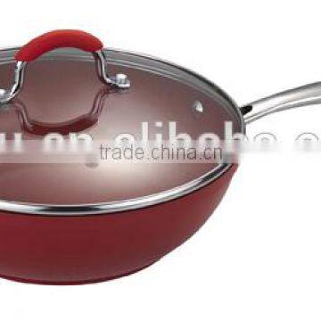 5pcs Forged Aluminum Nonstick Pots and Pans Set With Stainless Steel Pans photo-3