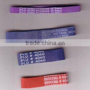 Rubber bands with prink