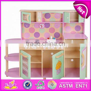 New Design Children Pretend Play Kitchen Wooden Kids Cooking Toys W10C283 photo-3