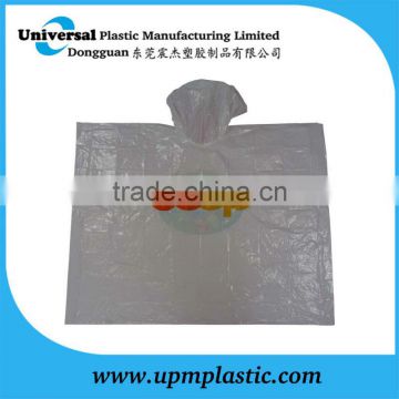 Waterproof plastic raincoat for outdoor events