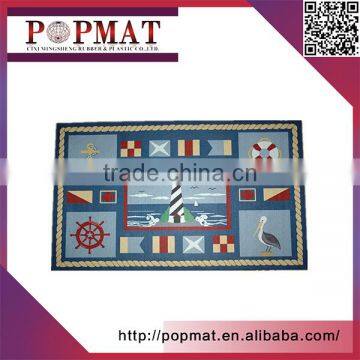 Custom Printed Design Polyester Tpr Floor Mat photo-6