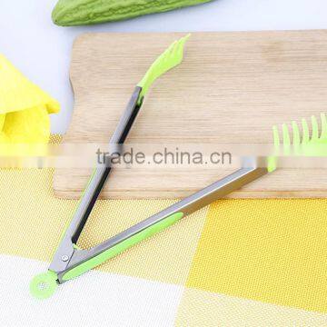UJ28 Best Selling on Amaozn 12' Food Kitchen Silicone Tongs