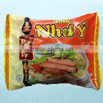 Beef flavour instant rice noodles 65gr