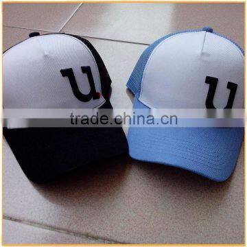 5 panels cool mesh sports caps/baseball hats with high quality made in Guangdong