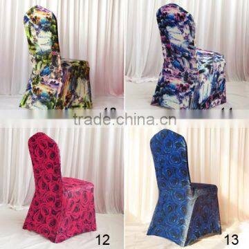 20PCS Small Order:13Pattern 280GSM Scuba Printed Lycra Chair Cover For Free Shipping photo-4