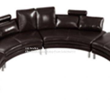 Living Room Genuine Leather Sofa photo-3