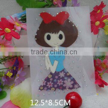 Direct Factory T-shirts Heat Transfer Paper Printing Label With Rhinestone photo-5