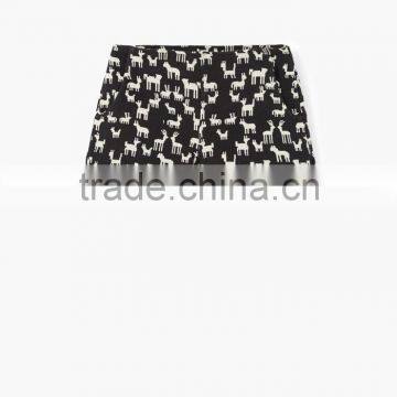 2016 Hot Sale Women Side Slit Cotton Jacquard Shorts Whoelsale photo-4