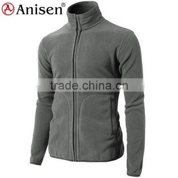 Polar Fleece Outdoor Wholesale Men's Fleece Jacket photo-3