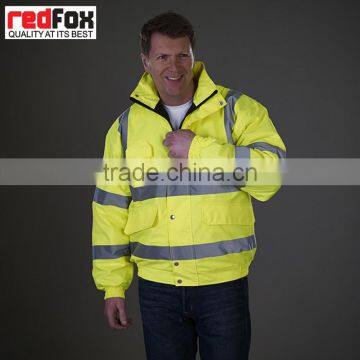 Wholesale Safety Reflective Bomber Jacket photo-2