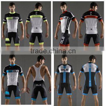 OEM service Custom Sublimation club cycling jersey set, fashionable & professional cycling jersey