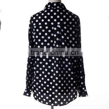 Latest Hot Sell European Summer 100% Cotton Ladies New Design Ladies Office t Shirt 2015 photo-4