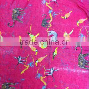 Fashion popular chiffon voile animal scarf