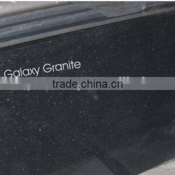 Indian Black Galaxy Granite Slabs photo-2