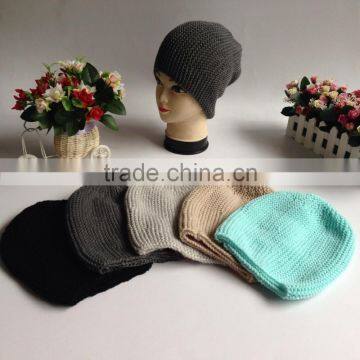 Soft & Warm Cheap Price Acrylic Fashion Knitted Hat Factory in Five Colors photo-2