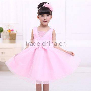 MGOO Brand Design Girl White Party Dress Kids Princess Elegant Bow Dress Organza Autumn Girl Dress S604 photo-4