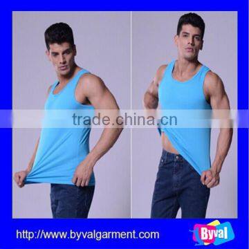 Fashion top quality tank top wholesale cheap blank vest custom plain tank top for men