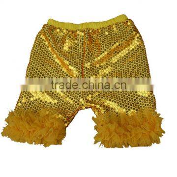 Wholesale Sequins Girls Shorts Baby Clothes Ruffle Shorts Yiwu Factory photo-5