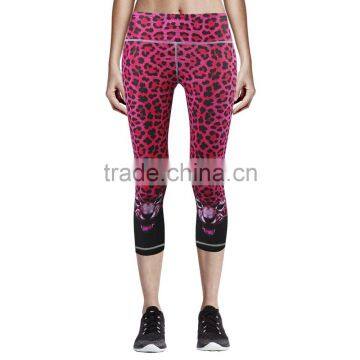 Custom Design Printed Running Gym Woman Sport Tights Wholesale