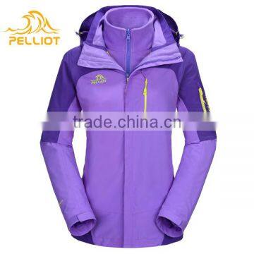 Women Outwear Sport Waterproof Breathable 3 in 1 Outdoor Jacket