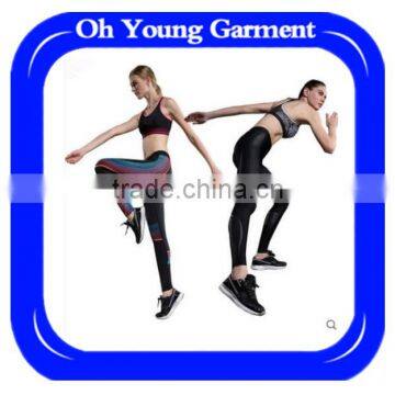 2016 china manufacturers custom women fitness plastic pants