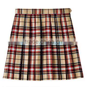 China Wholesales Skirts Short Plain Checked Girl School Uniform Skirt photo-4