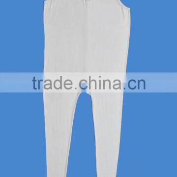 50% Polyester & 50% Cotton (1x1 Rib) Baby Romper/Baby Suit (Bleached &Unbleached)