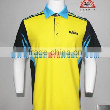 custom yellow golf polo shirts