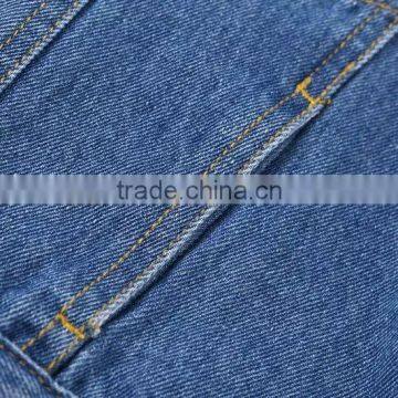 Dark Blue Washed Jeans Women in New Model Down Denim Jacket