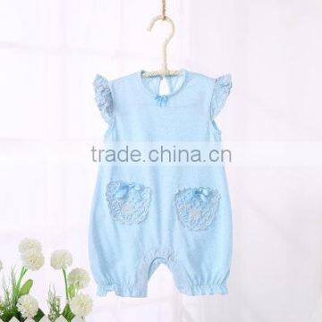 Summer Baby Clothes Romper Natural Colored Cotton Sleeveless Newborn Short Climbing Jumpsuit Clothes photo-3