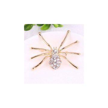 2015 Hot Style In Europe And The Individuality Full Diamond Brooch, A Large Spider New Chest Buckle,Welcome To Sample Custom