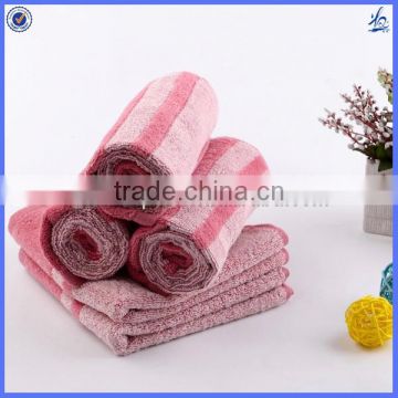 pink standard textile towels/wholesale face towel