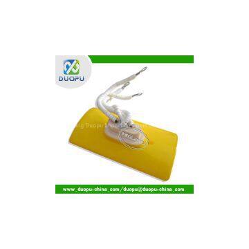 Electric ceramic panel heaters with temperature